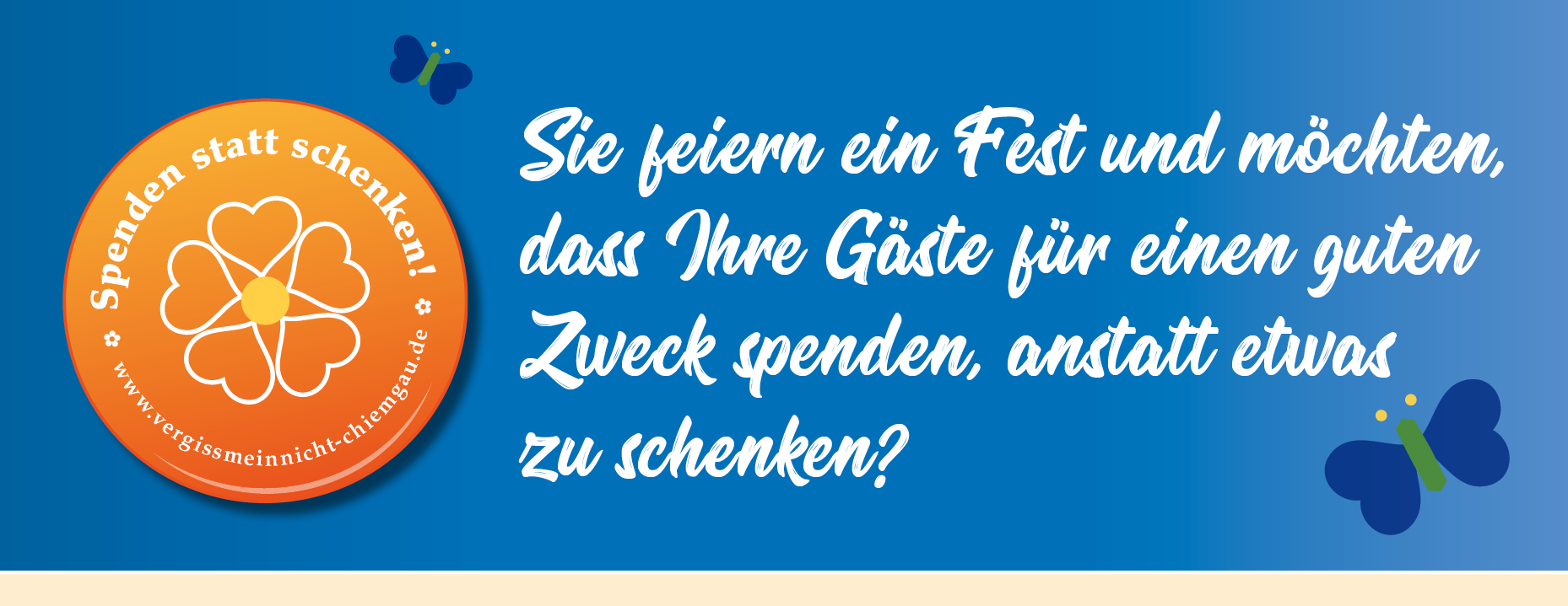 Vergissmeinnicht E.V. Banner